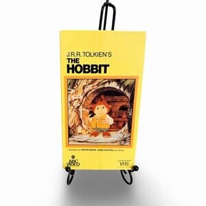 The Hobbit Animated VHS Tape w/ Slipcover Fantasy Adventure Family NR